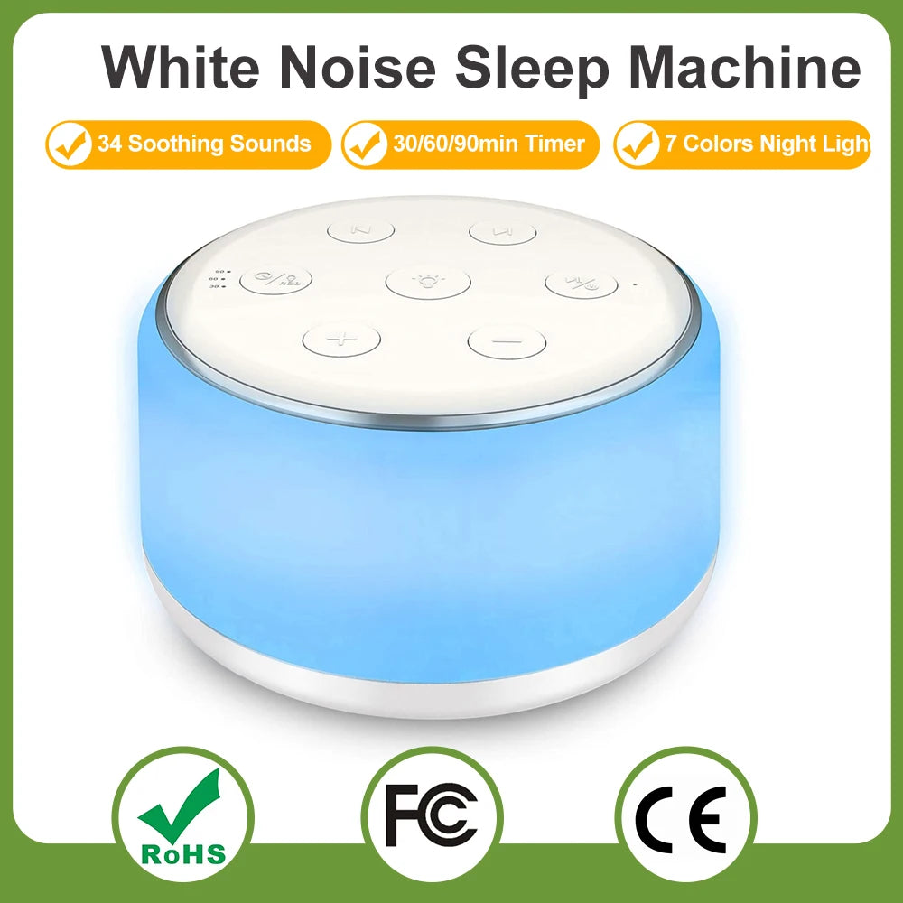 LullaLight™ Portable White Noise Machine