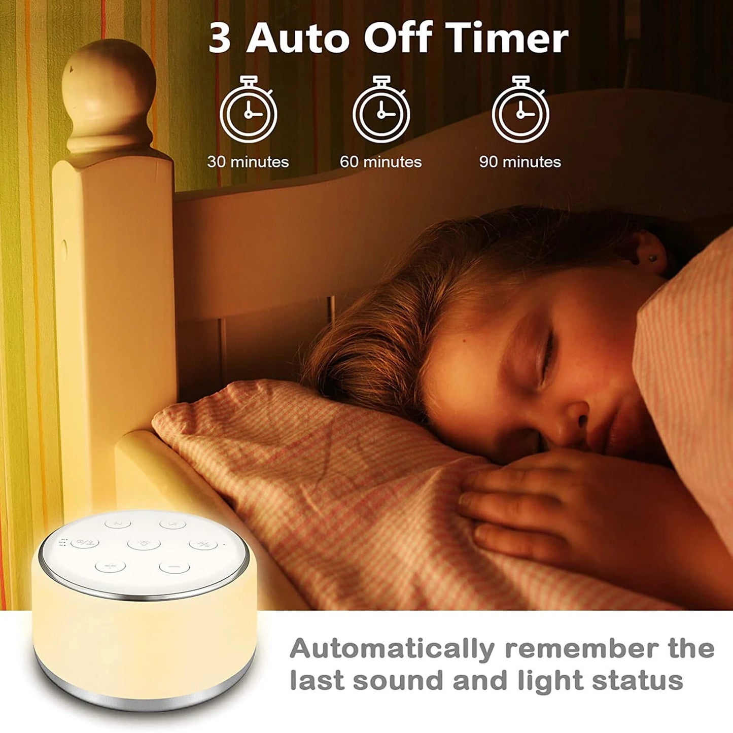 LullaLight™ Portable White Noise Machine
